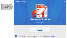 Installing Renee PDF Aide