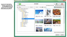 Preview before recovery and rescue