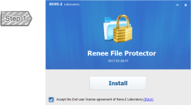 Installing-Renee-File-Protector